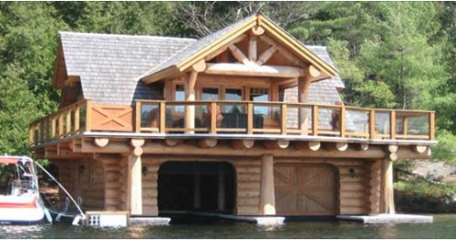 Amazing Waterfront Log Home With Beautiful Interior