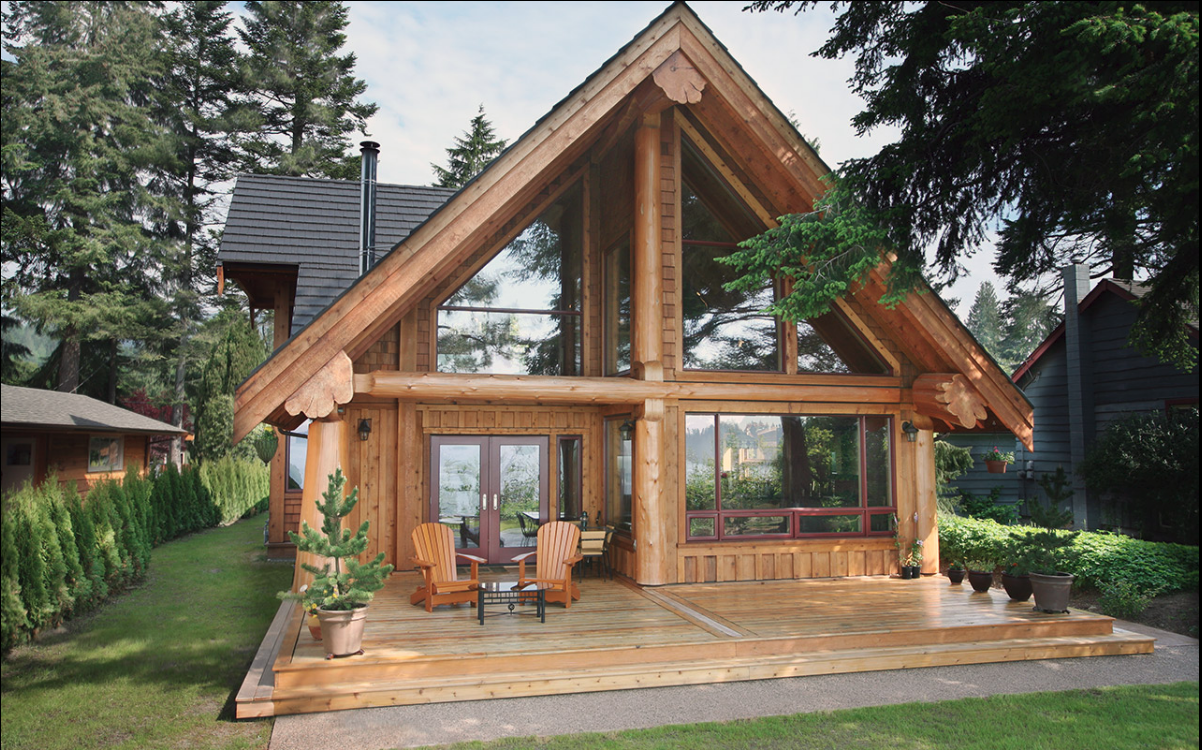 Wow! This Breathtaking Log Cabin Looks Awesome Both Inside and Out