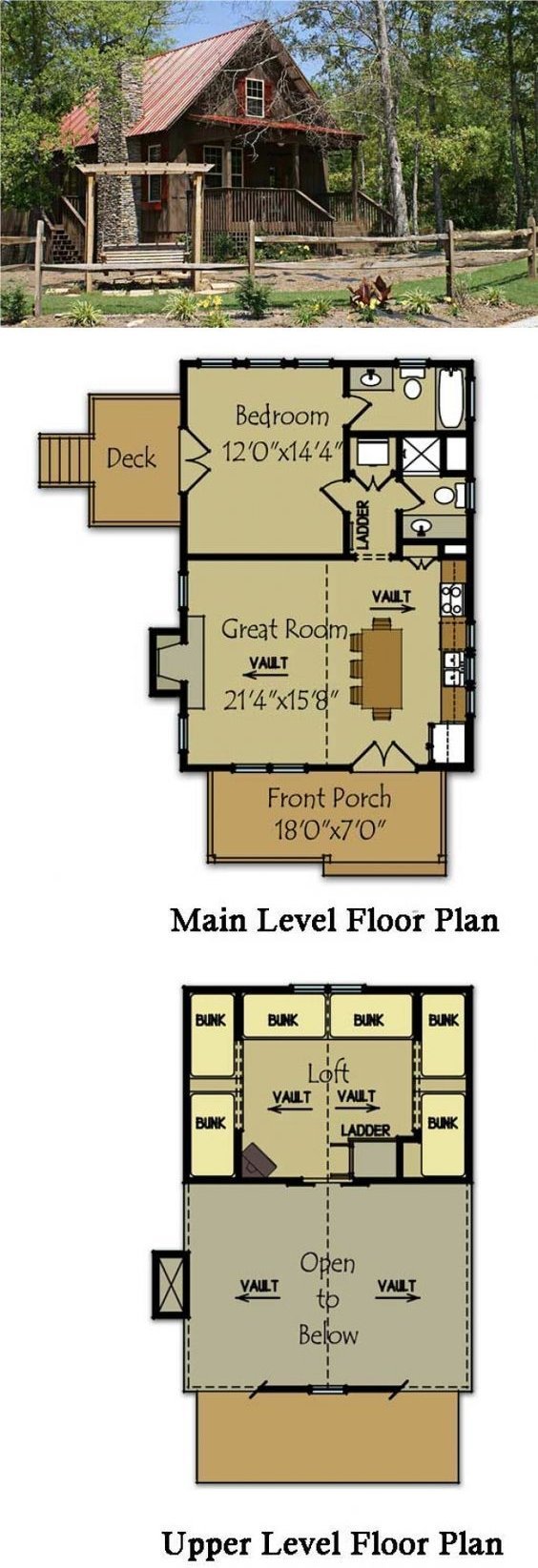 Cabin floor plan