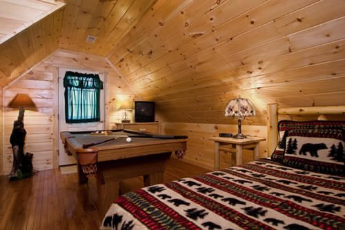 Log cabin loft