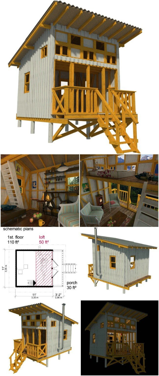 Virginia tiny cabin plans