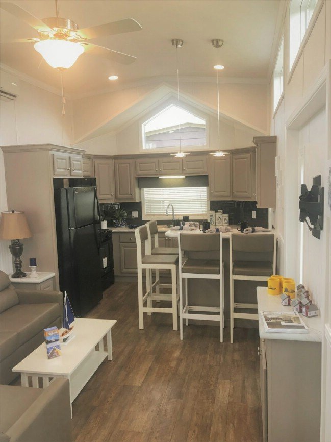 Beach Beauty by Park Model Homes is a Classy Tiny House That Is Big on Style