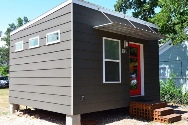 225 Square Foot Contemporary Tiny House for Sale in Austin, Texas