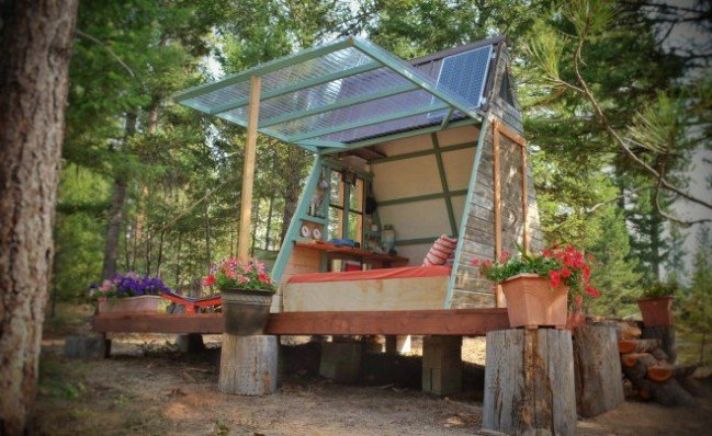 This Tiny A-Frame Cabin Took 3 Weeks to Build and Cost Just 0