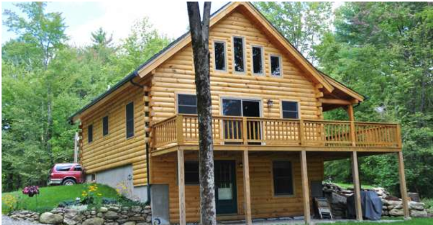 $33,250 Pre-Cut Log House Shell. This is The Swiftwater Log Home