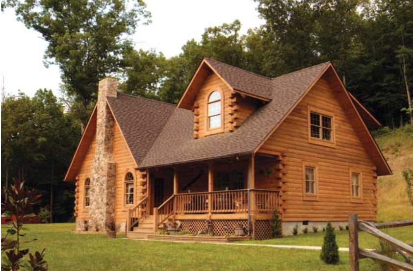 The Doe Run Is a Modern Log Home That Offers Rustic Charm and Beauty