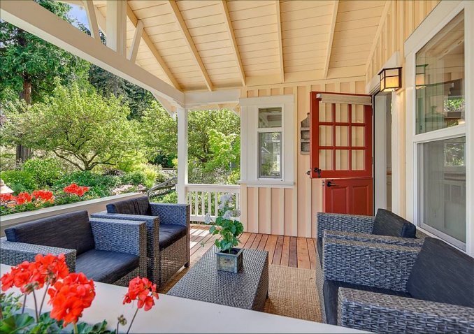 Cozy cottage porch