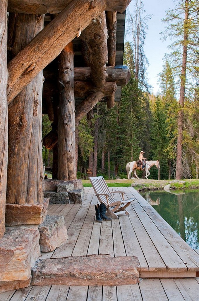 Headwaters camp porch