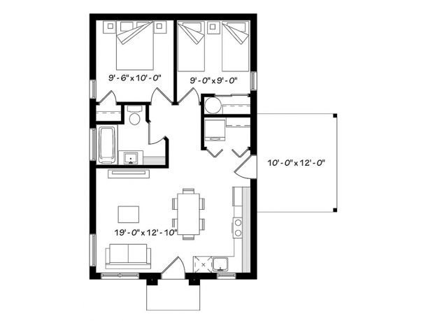 6 tiny home floor plans with simple but efficient kitchens