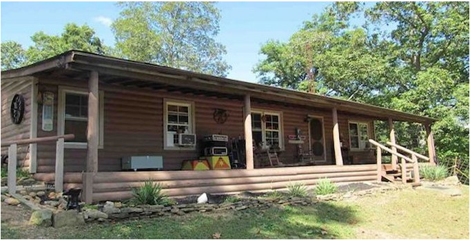 Log Home Farmhouse On 14 Acres For Sale