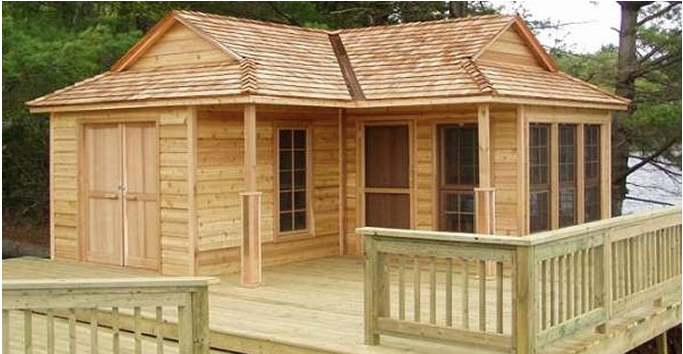This Cedar Wood Cabin Is Cheaper For Sale $29,026