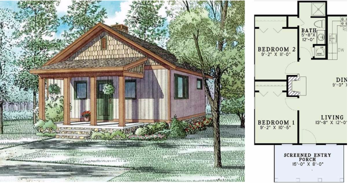 7 tiny floor plans for adorably rustic cabins