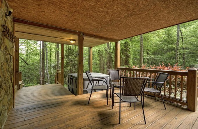 Cabin porch