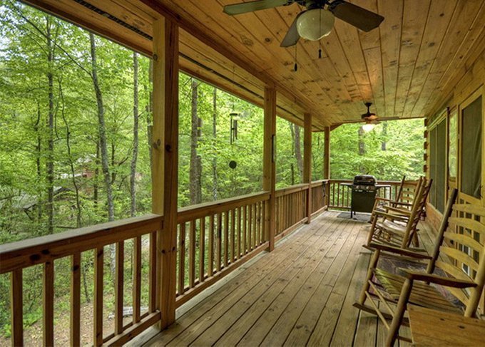 Cabin porch