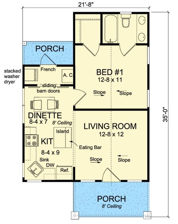 7 excellent floor plans for tiny traditional bungalows