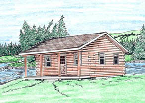 Log Homes Cabin  | $24,900