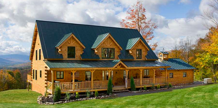 The Stunning And Majestic Athens Log Home