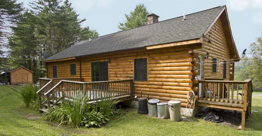 The Meadows Log Cabin Floor Plan Offers Plenty Of Space