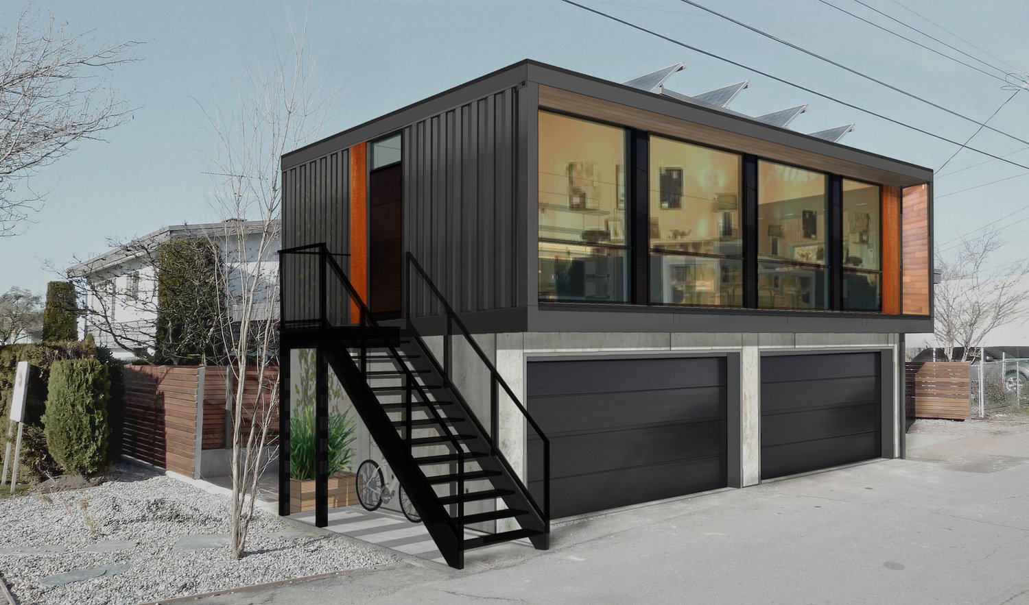You can order HonoMobo’s prefab shipping container homes online