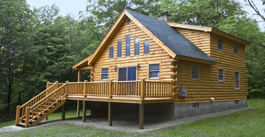 Sturdy. Solid. Breathtaking. Monstrous. Affordable. (This Log Cabin Makes Me Drool!)