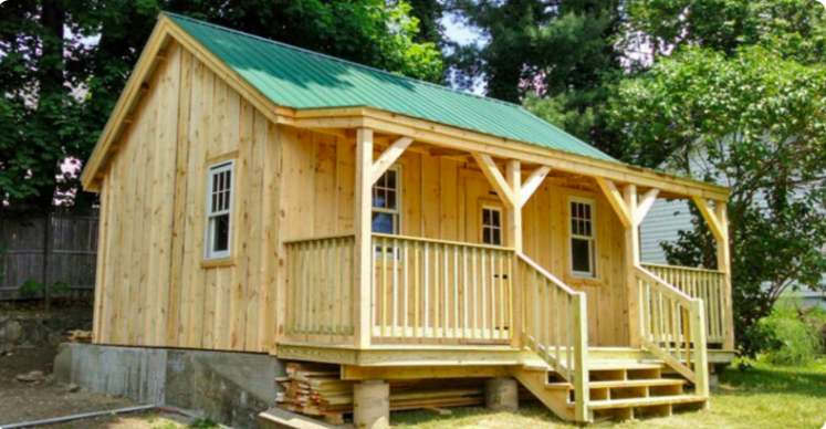 Popular Vermont Cottage Kit Has Thee Different Floor Plan Options And Three Sizes Starting From $10,174