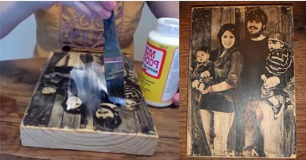 HOW TO TRANSFER A PHOTO TO WOOD