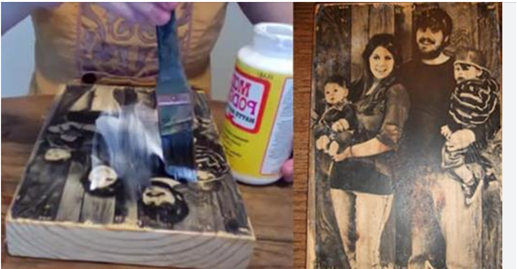 HOW TO TRANSFER A PHOTO TO WOOD