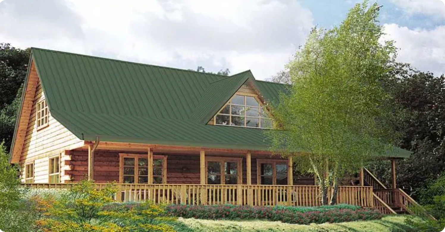 Wrap Around Porch Dream Log Home (Log Shell Kit Starting From $70K)
